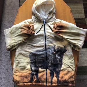 Men's Large Wild Kind Buffalo Sherpa Jacket